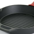 thumbnail image 5 of MegaChef Pre-Seasoned Cast Iron 6 Piece Set with Red Silicone Holders, 5 of 6