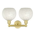 thumbnail image 4 of Innovations Lighting - White Mouchette - 2 Light Bath Vanity In Modern, 4 of 6