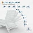 thumbnail image 3 of Outdoor Chaise Lounge Chair,Patio Chairs,Waterproof Lawn Chairs Lounge Outdoor,5-Positions Adjustable Pool Lounge Chair for Garden Beach Patio Poolside and Deck, 3 of 7