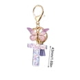 thumbnail image 2 of Qonioi Fashion Letter Key Chain, Butterfly Tassel Pendant for Keys Backpack Decoration, Keychain Accessory Key Fob Key Ring, 2 of 5