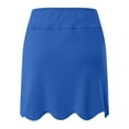 thumbnail image 7 of vigerkar Skorts for Woman with Pockets Golf Athletic Skirts Scalloped Hem Tennis Skirt Dressy Casual (Blue, XL), 7 of 7