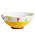 thumbnail image 1 of Bearachild Cuenco de ramen de cerámica de 1200 ml Cuenco de fideos grande para el hogar Cuenco de sopa de fideos pintado a mano con diseño de pie alto Mostrada No. 4 Bearachild HA027492-04, 1 of 1