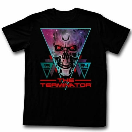 Terminator Movies Space Face Adult Short Sleeve T Shirt