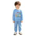 thumbnail image 5 of felwors Toddler Baby Boy Fall Outfits 12 18 24 Months 2T 3T 4T Boys Winter Clothes Long Sleeve Trucks Sweatshirt Pants Set, 5 of 7