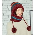 thumbnail image 5 of RV Gorro de invierno para mujer, conjunto de bufanda circular peruano, orejeras de esquí Sailing Electrónica, 5 of 5