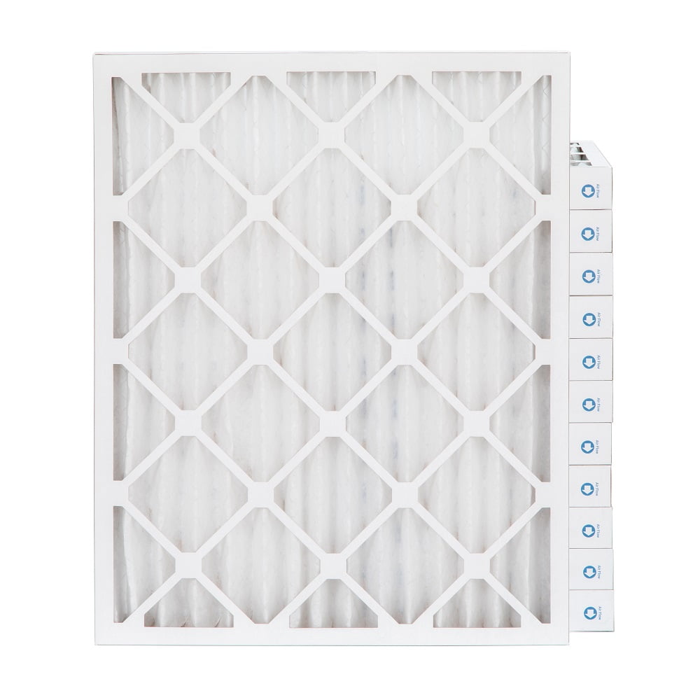20x25x1 MERV 10 Pleated Home A/C Furnace Air Filter 12-pack