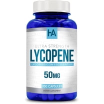 Healing Awakening Ultra Strength Lycopene 50mg Vegan Antioxidant Capsules, 200 Count