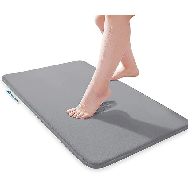 Alfombra de Baño Bluelander Tapete Gris