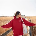 thumbnail image 7 of Jesus Has My Back Hoodie Christian Sweatshirt for Teen Girls Long Sleeve Jesus Hoodie Christian Religious Sayings Pullover Sweater Oversized Bible Verse Sweatshirts Red XXL, 7 of 7