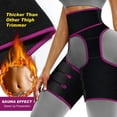 thumbnail image 3 of Entrenador de cintura y muslos Levantador de glúteos Neopreno Levantamiento de cadera Muslo Adelgazante Recortador de sudor Tallas grandes Mujeres y hombres Entrenamiento 3X-Large 190159 Rose Red Jormftte WRMH-737-3, 3 of 6