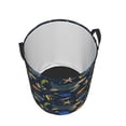 thumbnail image 3 of Balery Undersea Animals Round Laundry Basket with Handles Waterproof Freestanding Laundry Hamper for Clothes Toys in the Dorm and Family-Medium, 3 of 8