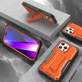 thumbnail image 5 of ExoGuard For iPhone 13 Pro Case, Phone Case with Screen Protector and Kickstand (Orange), 5 of 7