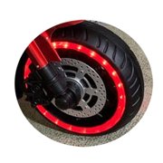TAMCO Ride On Motorcycle Kids Electric Ride-On Toy With Training Wheels, Manual Throttle, And Lighting Wheels