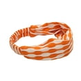 thumbnail image 3 of Unique Bargains 1 Pc Headband Dot Wide Fabric Hairband for Women Orange, 3 of 5