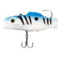 thumbnail image 4 of jinwen 3 pcs Simulation Soft Artificial Lure Bait Blue and White, 4 of 9