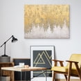 thumbnail image 2 of Gold & White Abstract by Willowbrook Art Print, 2 of 3