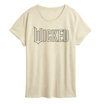 Wicked - Outline Logo - Women's Short Sleeve Graphic T-Shirt