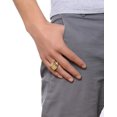 thumbnail image 2 of GHSDFBB Mens Cross Ring Stainless Steel Gold Plated Christian Jesus Catholicism Religious Rings, for Fathers Day, 2 of 7