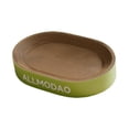thumbnail image 3 of Cama de cartón de gato tazón de almohadilla para gatos para interiores gatito verde, 3 of 8