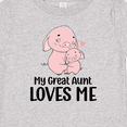 thumbnail image 4 of Inktastic Pink Piggies My Great Aunt Loves Me Boys or Girls Baby T-Shirt, 4 of 5