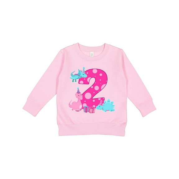 Inktastic Dinosaur Party-second Birthday Toddler Sweatshirt
