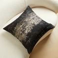 thumbnail image 6 of Decorative Throw Pillow Covers Shiny Black&Gold Pillow Cover Luxury Jacquard &Velvet Black Couch Sofa Pillow Covers 20" x 20", 6 of 6