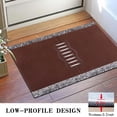 thumbnail image 3 of Brown Silver Football Pattern Door Rugs,Washable Non Slip Door Mats Indoor,Decorative Door Mats,Entry Mat Indoor for Entrance,Bedroom,Kitchen,Bathroom,16"x24", 3 of 6