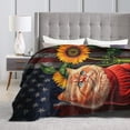 thumbnail image 5 of XMXY Fleece Throw Blanket for Couch, Sunflower Cat Vintage Pattern Lightweight Plush Fuzzy Cozy Soft Bed Blankets and Throws for Sofa, 40"x30" inches, 5 of 8
