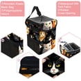 thumbnail image 2 of Cat Foldable Car Trash Can with Lid, Leak-proof, Hanging Storage Bag - Car Trash Bin, Car Garbage Can, 2 of 6