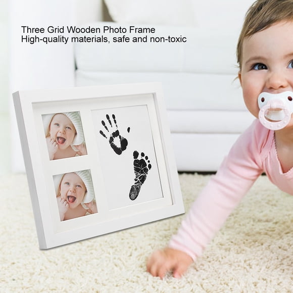 Photo Frame, Small 3 Grid Picture Frame, Newborn For Baby