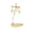 Rocking‑horse, variant on Enchanted Metal Rotating Candle Holder Carousel for Aromatherapy and Tealight Display for Christmas Home Decor (Reindeer-19cm)