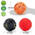 thumbnail image 5 of Primepets 3Pack Dog Treat Ball, Interactive Food Dispensing Dog Toys with Squeaker,Black, 5 of 8