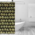 thumbnail image 2 of Shower Curtain, Cactus Farmland Waterproof Fabric Plastic Shower Curtain, Drying Fast Bathroom Curtain with 9 Buttonholes, Ruffle Shower Curtain 60x72in, 2 of 8