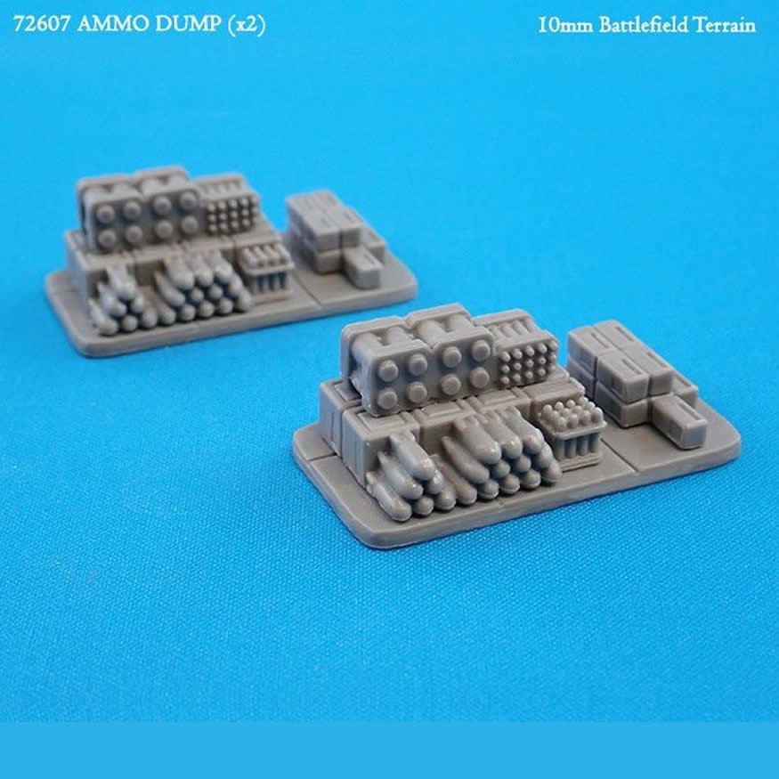 Ammo Dump Battlefield Terrain Supplies Miniature NScale CAV Strike