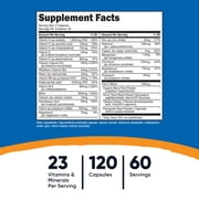 Nutricost Multivitamin for Men 120 Capsules - Male Vitamins and Minerals