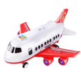 thumbnail image 1 of Avión de aleación con luces y sonido, con 6 coches de juguete, juego de aventura de bomberos con temática infantil, 1 of 5