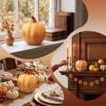 thumbnail image 5 of Halloween Glowing Pumpkin Light, Resin Figurine Sparkle Jack O Lantern, Spooky LED Tabletop Ornament, Festive Decor for Home Shelf Mantel Halloween Party, 5 of 6