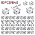thumbnail image 2 of 50pcs Clear Fake Crushed Ice Rocks Ice Cubes Vase Fillers Square Ice Cube, 2 of 5