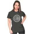 thumbnail image 4 of Wave Compass Ocean Sea Spiritual Womens Slim Fit Graphic Tee Brisco Brands X, 4 of 5