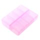 thumbnail image 3 of 2X Plastico Rectangular 8 Compartimentos Caja de Pildora Medicina de 7 Dias Rosa, 3 of 4