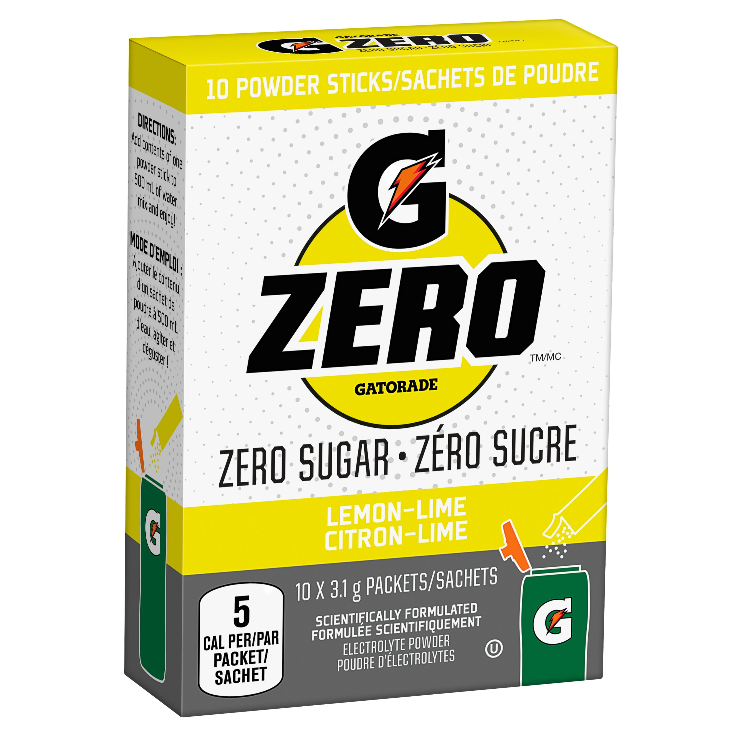 Gatorade Zero Powder Lemon Lime 10 x 2.9 g