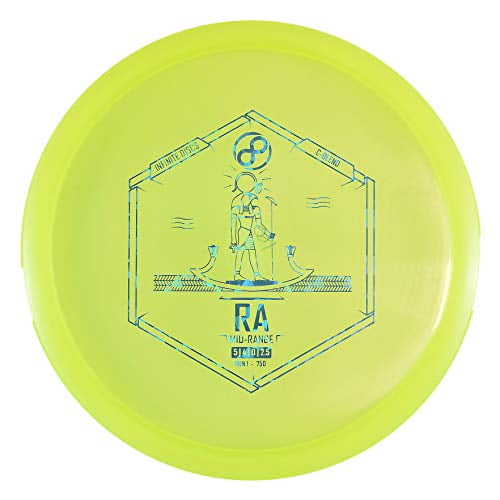 Infinite Discs Disc Golf MidRange FlatTop CBlend RA (Yellow, 180