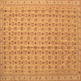 thumbnail image 1 of Ahgly Company Indoor Square Abstract Brown Contemporary Area Rugs, 3' Square, 1 of 4