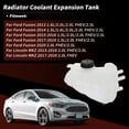 thumbnail image 2 of Tanque de Expansión de Refrigerante con Tapa para Ford Fusion 2013-2020 Depósito de Desbordamiento de Refrigerante Presurizado para Lincoln MKZ No.603-316/DG9Z8A080A/HG9Z8A080B, 2 of 7