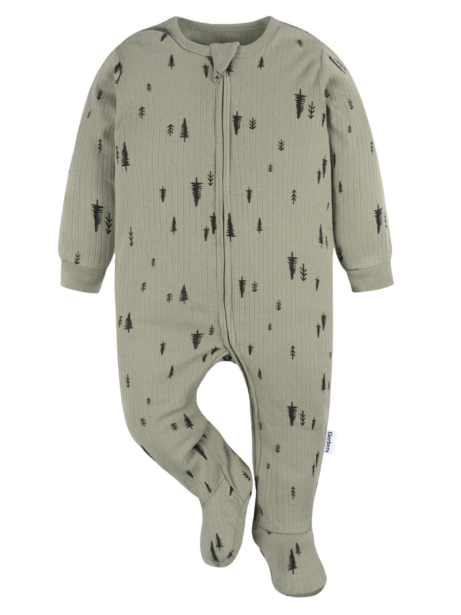 Gerber Baby Boy Sleep ´N Play Footed Cotton Pajamas, 2-Pack, Sizes Newborn - 3/6 Months