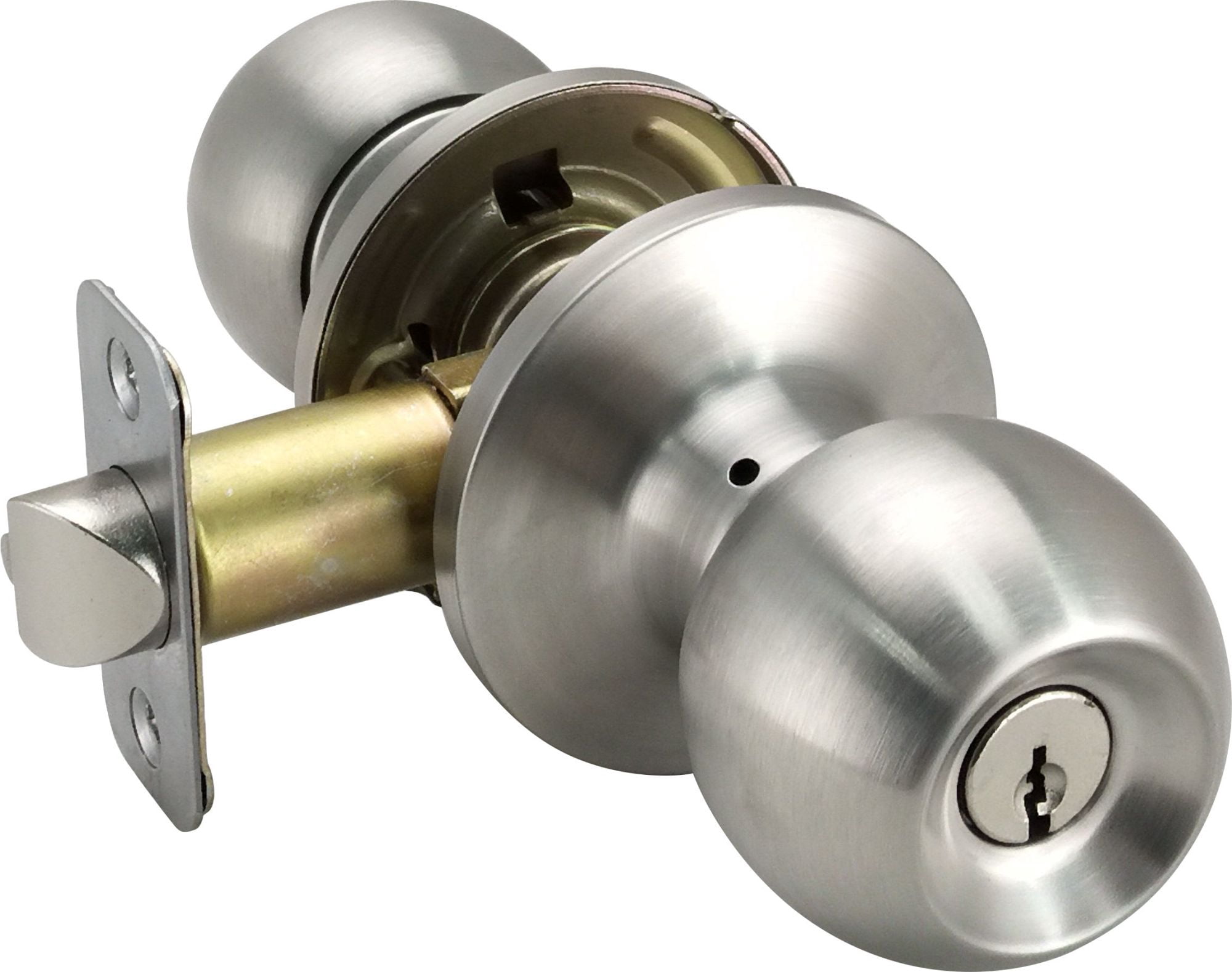 Miseno MLK2020SC Urbanna Ball Single Cylinder Keyed Entry Door Knob Set - Chrome