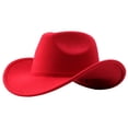 thumbnail image 5 of oqasdz Kids Cowboy Hat for Boys and Girls Sun Protection Adjustable Fit Baby and Toddler Solid Color Headwear Casual Outdoor, 5 of 5