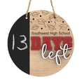 thumbnail image 1 of Graduation Countdown Wooden Sign 12 Inch Erasable Blackboard | High School/College Graduation Season Decoration | Hangable Countdown Calendar Sign | G Ift For Graduates, 1 of 5