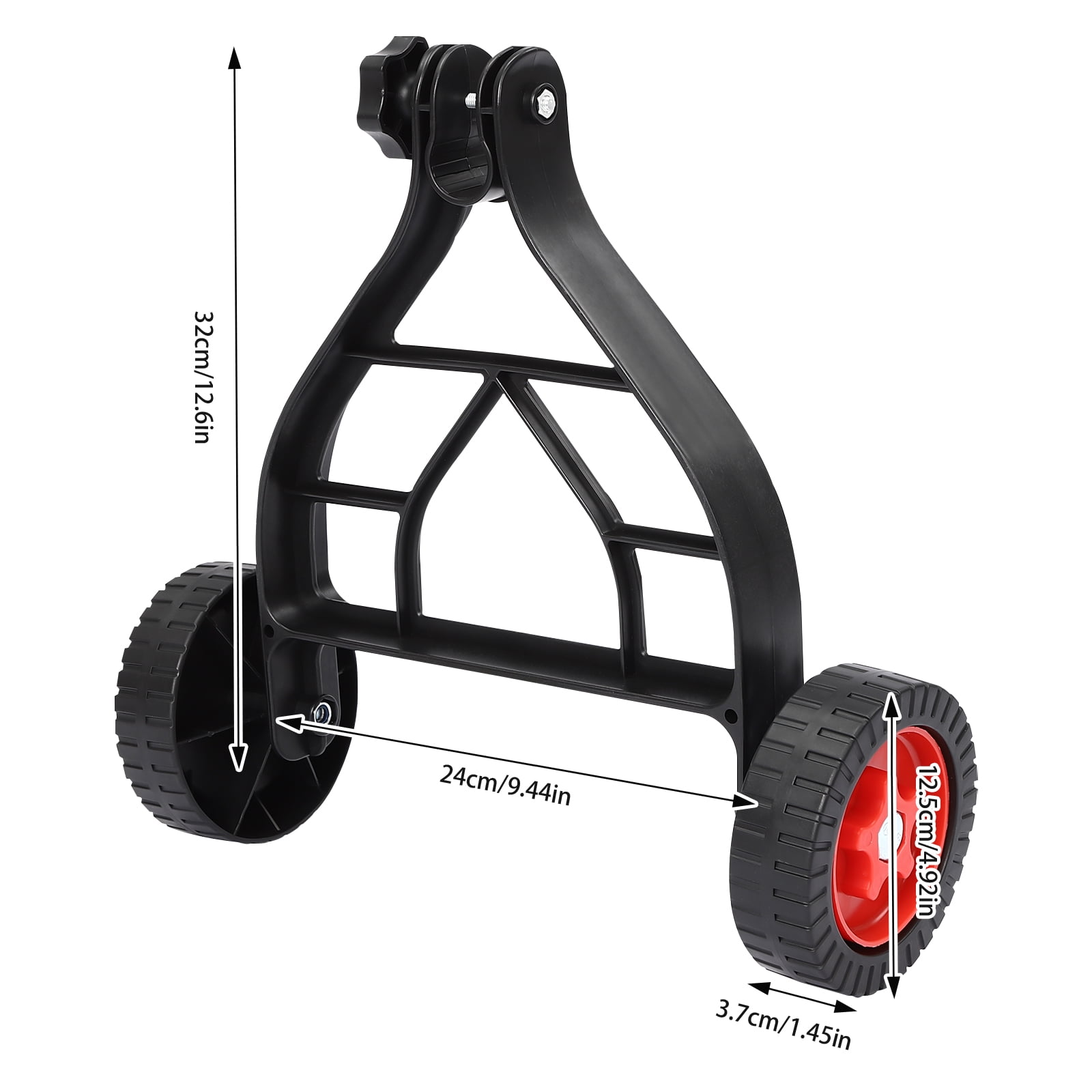 Strong Lawn Mower Replacement Part with Triangular Support, 15.43lb Capacity, Relieves Pressure for Easier Mowing, Easy to Carry & Store