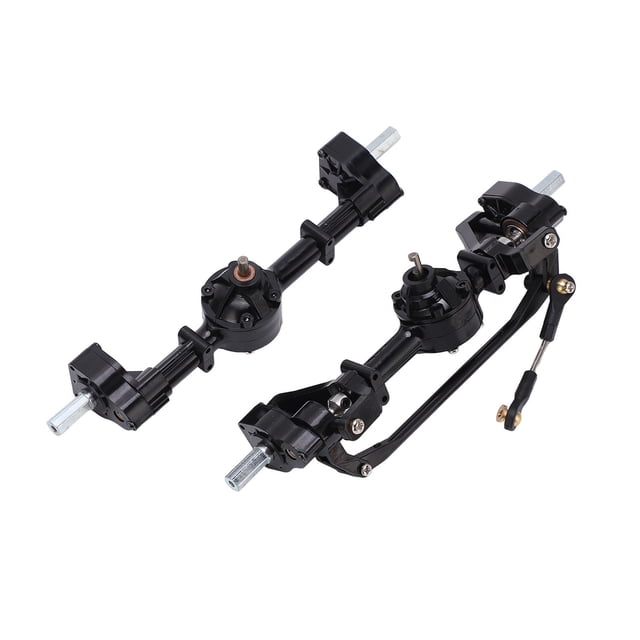 QIILU Metal Front Rear Axle Gear Box For WPL C14 C24 C34 C44 B14 B24 1/16 RC Car Upgrade Parts,Metal Front Rear Axle Gear Box,RC Front Rear Axle Gear Box